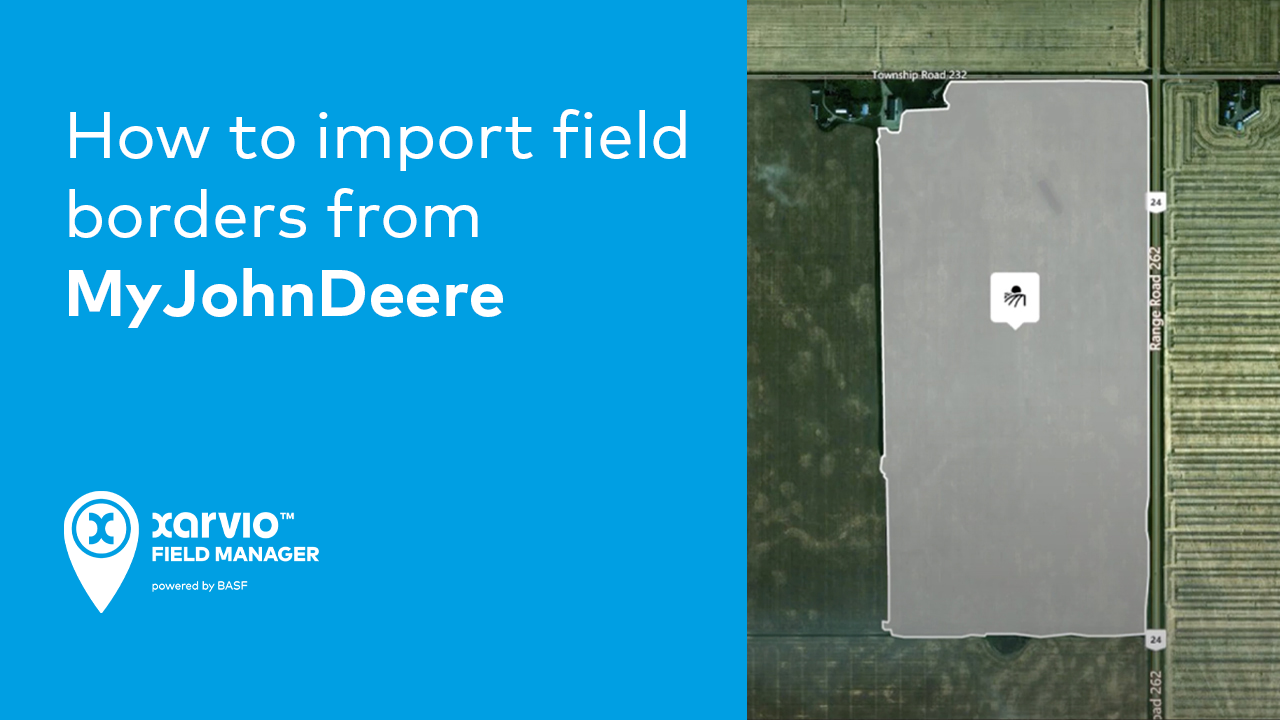 How to import field borders from MyJohnDeere