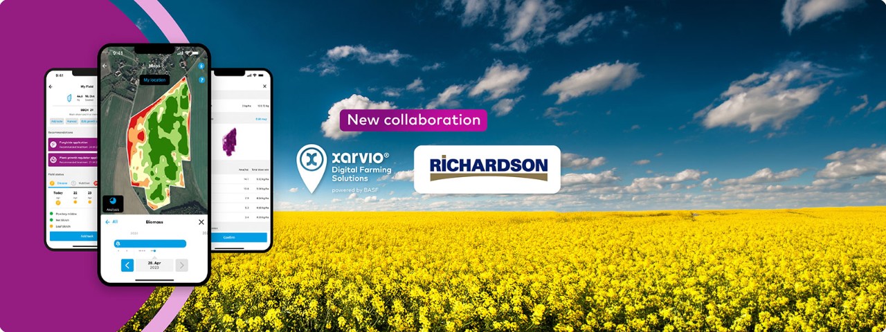 BASF Digital Farming and Richardson International announce the first commercial agreement for xarvio® FIELD MANAGER in Canada