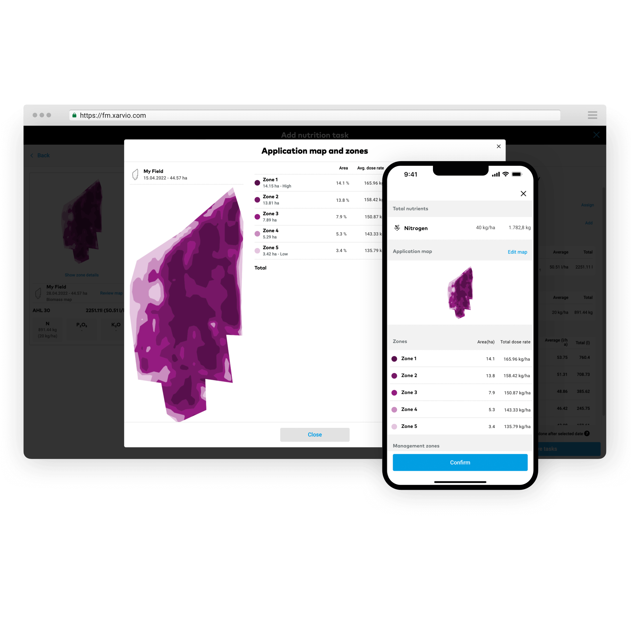 xarvio® FIELD MANAGER - Crop Nutrition