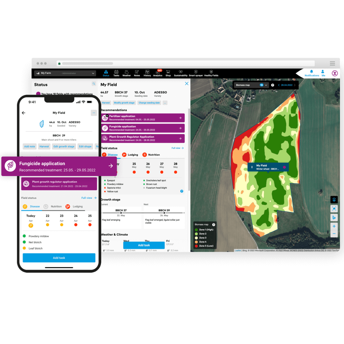 xarvio® FIELD MANAGER - Crop Protection