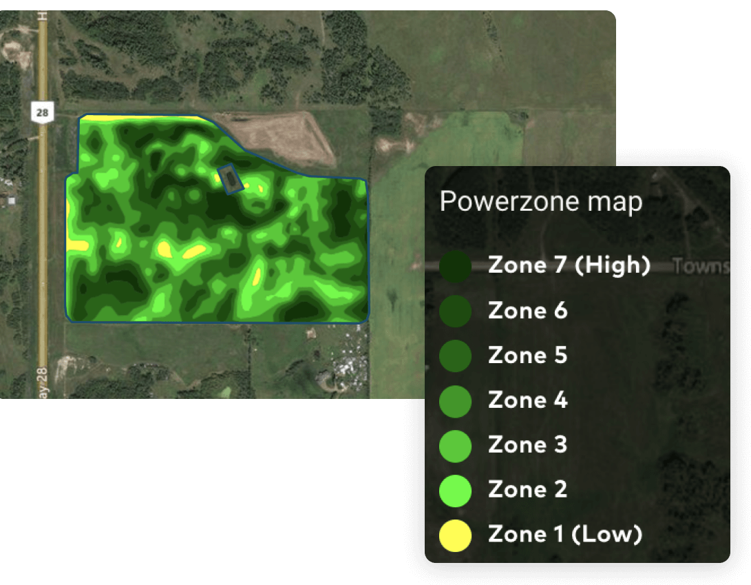 Historical yield potential maps