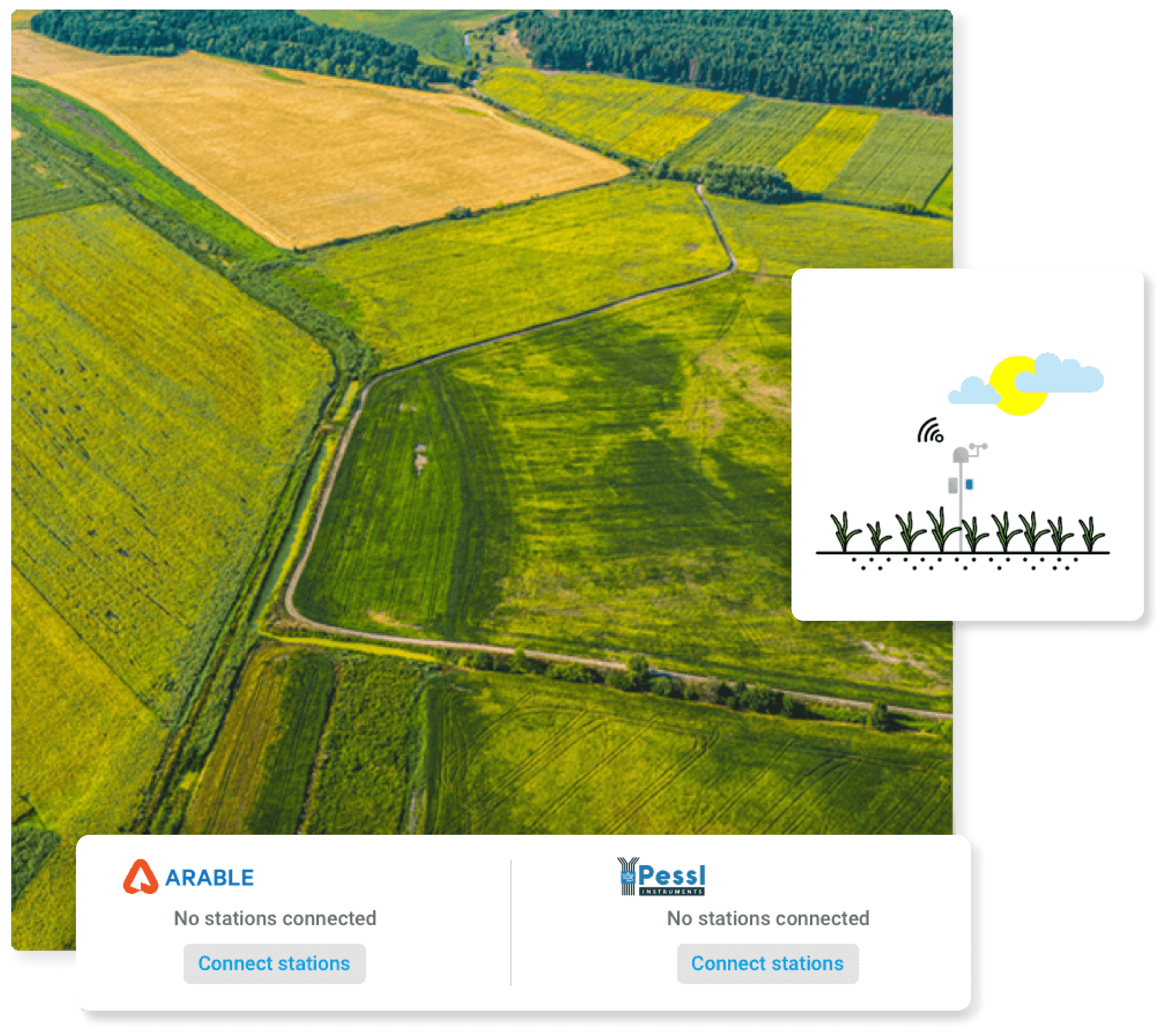 Connect your weather station with FIELD MANAGER