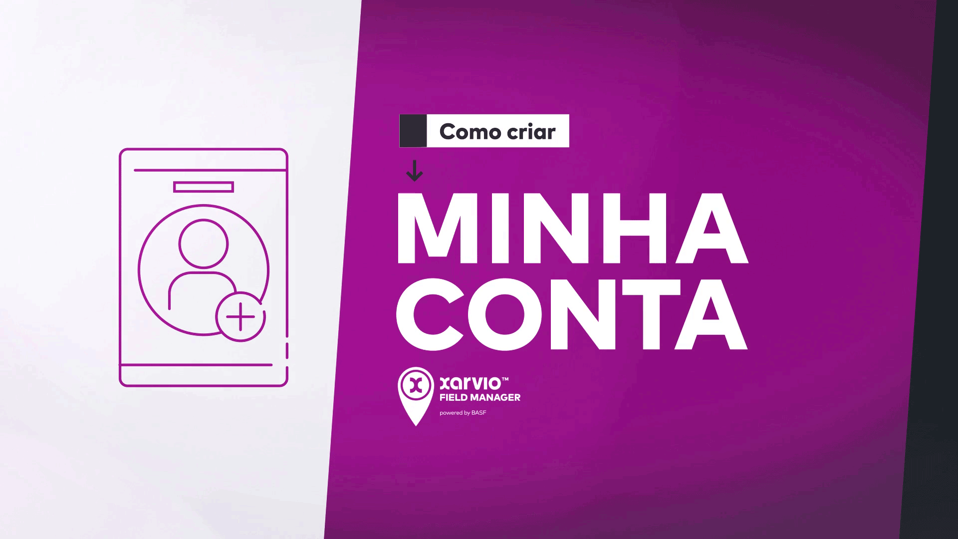 Como criar minha conta no xarvio FIELD MANAGER